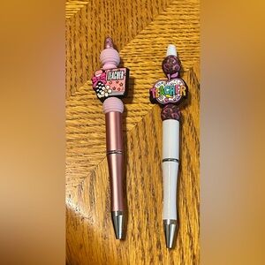 Teacher Appreciation Pens - Pink and White